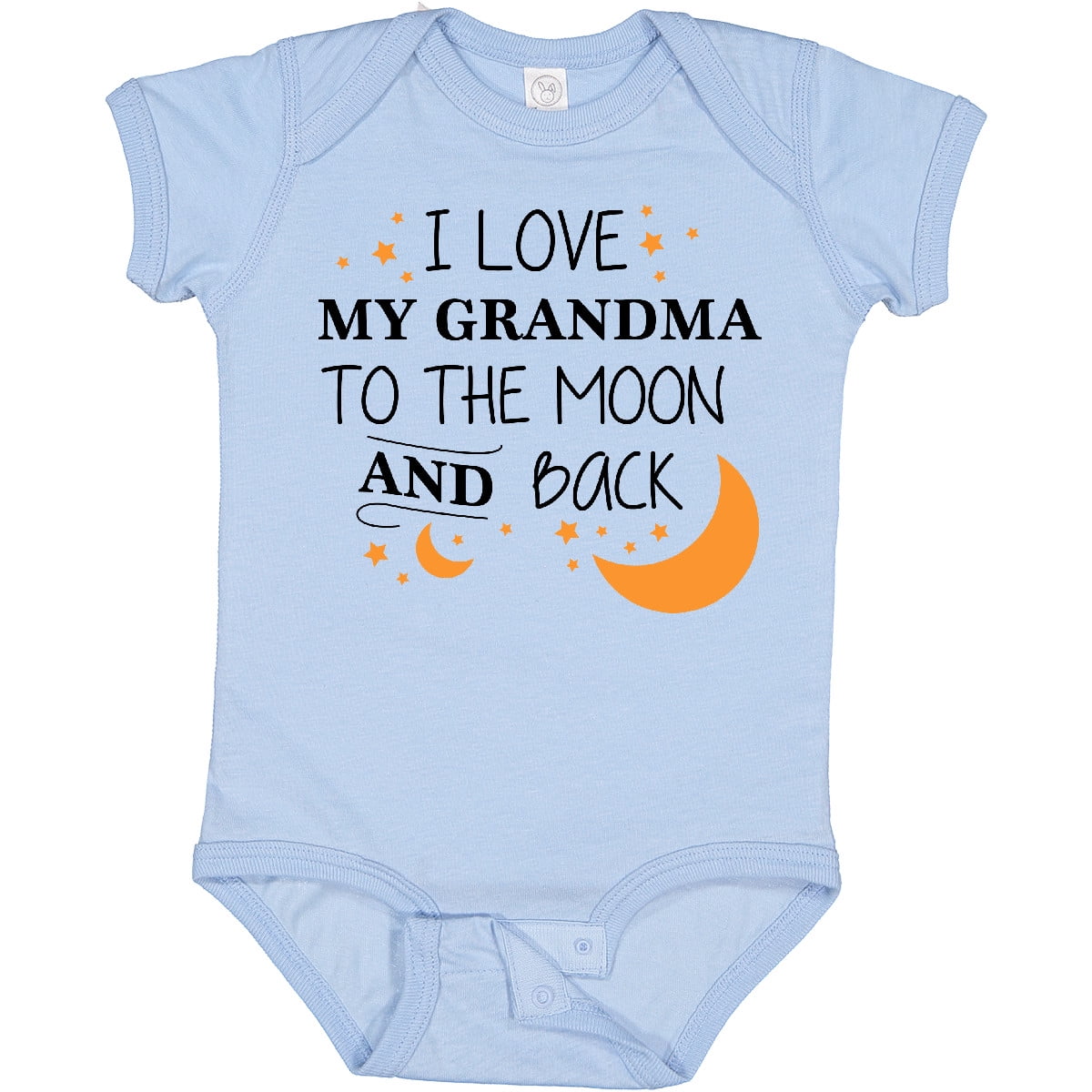 Inktastic I Love My Grandma to the Moon and Back Boys or Girls Baby Bodysuit