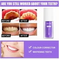 thumbnail image 3 of 2Pcs Purple Toothpaste for Teeth whitening, Teeth Whitening Toothpaste Tooth Correction Whitening Toothpaste Conceals Stains Improves Teeth Brightness Reduce Yellowing, 3 of 5