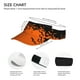 thumbnail image 3 of Fotbe Halloween With Black Bats Visera Deportiva con Diseño, Gorra Abierta Ajustable de Algodón para Mujer y Hombre, 3 of 7
