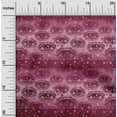 thumbnail image 2 of oneOone Viscose Jersey Magenta Fabric Conversational Eye Quilting Supplies Print Sewing Fabric By The Yard 60 Inch Wide, 2 of 4