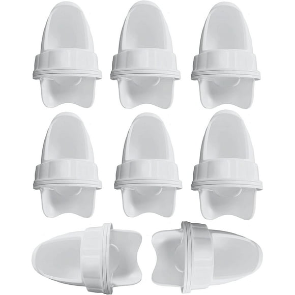 DIY Chicken Feeders - No Waste Chicken Feeder,8 Pack Automatic Chicken Feeder Rain Proof Gravity Feed Kits for Buckets, Barrels, Bins, Troughs