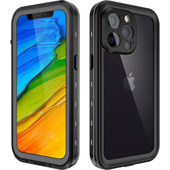 navor IP68 Waterproof Phone Cover Compatible with iPhone 13 Pro 6.1-inch, Shockproof Dustproof Clear Cover with Built-in Screen Protector