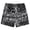 Black-A, variant on Mens Beach Shorts Paisley Print Drawstring Waist Summer Casual Bottoms Loose Fit Bohemian Style Green-B,XXXL