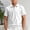 White, variant on RTKFRFLM Youth Boys' Fashion Solid Color Polo Shirt Quarter-Zip Short Sleeve Collared Top without Pocket Casual Gentleman's Summer Tee Breathable School Wear Ages 3-14 Years Old
