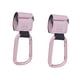 thumbnail image 2 of 2x Ganchos para cochecito Clip Accesorios para cochecito Mosquetón universal Bolsa Portabebés Cochecito Rosa, 2 of 9