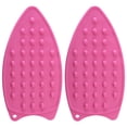 thumbnail image 1 of EeaseCA 2 Pcs Tapis de Protection en Silicone Épais pour Repassage à Chaud Surface Imperméable Tapis de Support en Fer Antidérapant Planches d'Isolation (Rosé), 1 of 7