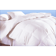 Creative Living Solutions White Goose Feather and Down Bed Comforter 100% Cotton Case All Season King Size