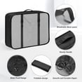 thumbnail image 3 of Organizadores para Maletas, Set Cubos Organizadores de Embalaje de Viaje, Bolsas de Almacenaje de Equipaje, Bolsas Organizadoras de Ropa, Packing Cubes Accesorios de Viaje (Black), 3 of 4