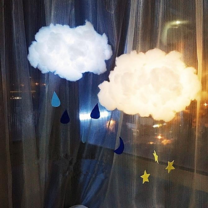 conditiclusy Artificial Cloud Props Hanging Decorations Imitation ...