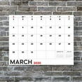thumbnail image 4 of 2020 Basic Utility Desk Pad Calendar 22x17 Oversized Monthly Desk Blotter- for Home Office, Mom, Family Planning, 4 of 7