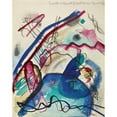 thumbnail image 2 of Wassily Kandinsky 12x14 Black Ornate Wood Framed Double Matted Museum Art Print Titled: Draft for ‘Picture with a White Border’ IV (1913), 2 of 5