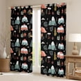 thumbnail image 2 of Erosebridal Colorful Cartoon Camper Blackout Curtains Set of 2 (52x84 Each),Rustic Farmhouse Camping Window Curtains For Boys Kids, 2 of 7