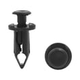 thumbnail image 1 of Coche Panel 8mm Diámetro Agujero Presión Tipo Plástico Clips Remaches Grapas Negro 20 Pcs, 1 of 1