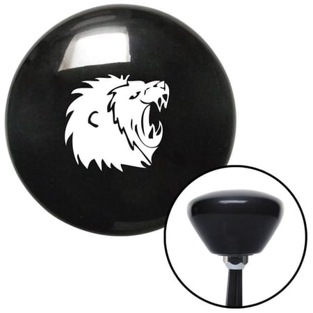 American Shifter White Lion Black Retro Shift Knob with M16 x 1.5 Insert Shifter Auto Manual Custom Brody
