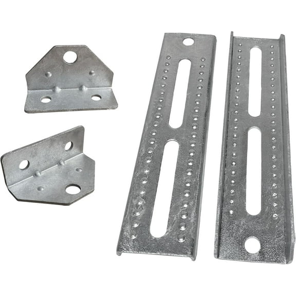 2 Pack - 10" Galvanized Swivel and Top Bunk Bolster Bracket for Boat Trailer, Heavy Duty