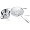 thumbnail image 1 of Juego de tazas de café, taza de café aislada de doble pared de acero inoxidable con cuchara de platillo, 1 of 2