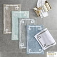 thumbnail image 4 of Pemberly Row 100 Percent Cotton Tufted Bath Rug in Blue Finish, 4 of 13