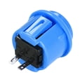 thumbnail image 4 of Interruptor de botón pulsador momentáneo redondo de 23 mm para juegos de arcade, azul, 6 piezas, 4 of 5