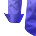 thumbnail image 6 of Mens Shirts Under $10 Mens Stretch Satin Dress Shirts Ombre Long Sleeve Button Down Shirt Formal Business Prom Party Wedding Shirt, 6 of 8