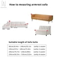 thumbnail image 3 of CHOK 2024 Stretch Sofa Slipcovers Washable Sofa Cover 3 Seater Couch Slipcover Polyester Solid Furniture Protector with Elastic Bottom for Kids Pets ”Navy”, 3 of 8