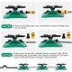 thumbnail image 3 of Rociador de césped, rociador 5 en 1, rociador de jardín, rociador de agua giratorio automático de 360 grados, rotación para áreas grandes, perfecto para césped, plantas, flores, verduras JFHHH pequeña, 3 of 5
