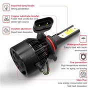 SYJIIP LED Headlight White COB 6000K fits 2007-2014 Chevy Suburban 1500 Tahoe, 6 Pack