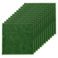thumbnail image 1 of Uxcell Alfombra de Césped Artificial 12 piezas 6 x 6 pulgadas Alfombra de Césped Falso Realista para Jardín, Decoración de Césped, Decoración de Patio, 1 of 1
