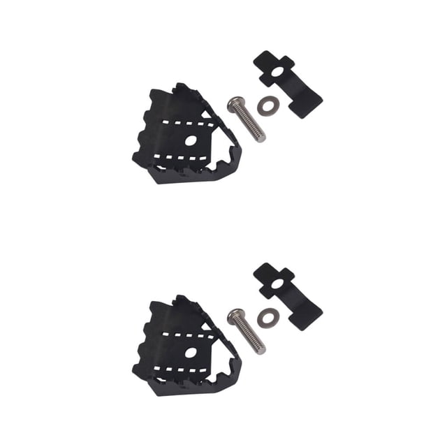 Guardoinrt Metal Motorcycle Brake Lever Extension Pedal Easy To Install Motorcycle Side Stand Extension 2Set