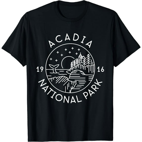 Acadia National Park 1916 Maine Bar Harbor T-Shirt