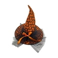 thumbnail image 3 of Sombrero De Bruja De Halloween, Accesorio Para La Cabeza Con Lazo Para Fotos, Color Naranja, 3 of 8