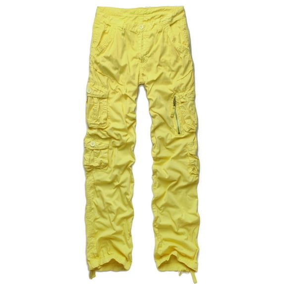 Matchstick Women Cargo Pants Casual Solid Trousers with Pockets