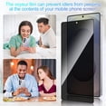 thumbnail image 3 of Dteck 2 Pack for Samsung Galaxy S26 Privacy Screen Protector Tempered Glass, Anti-Spy, Fingerprint unlocking, Full Coverage, Case Friendly, Easy Installation, 3 of 6