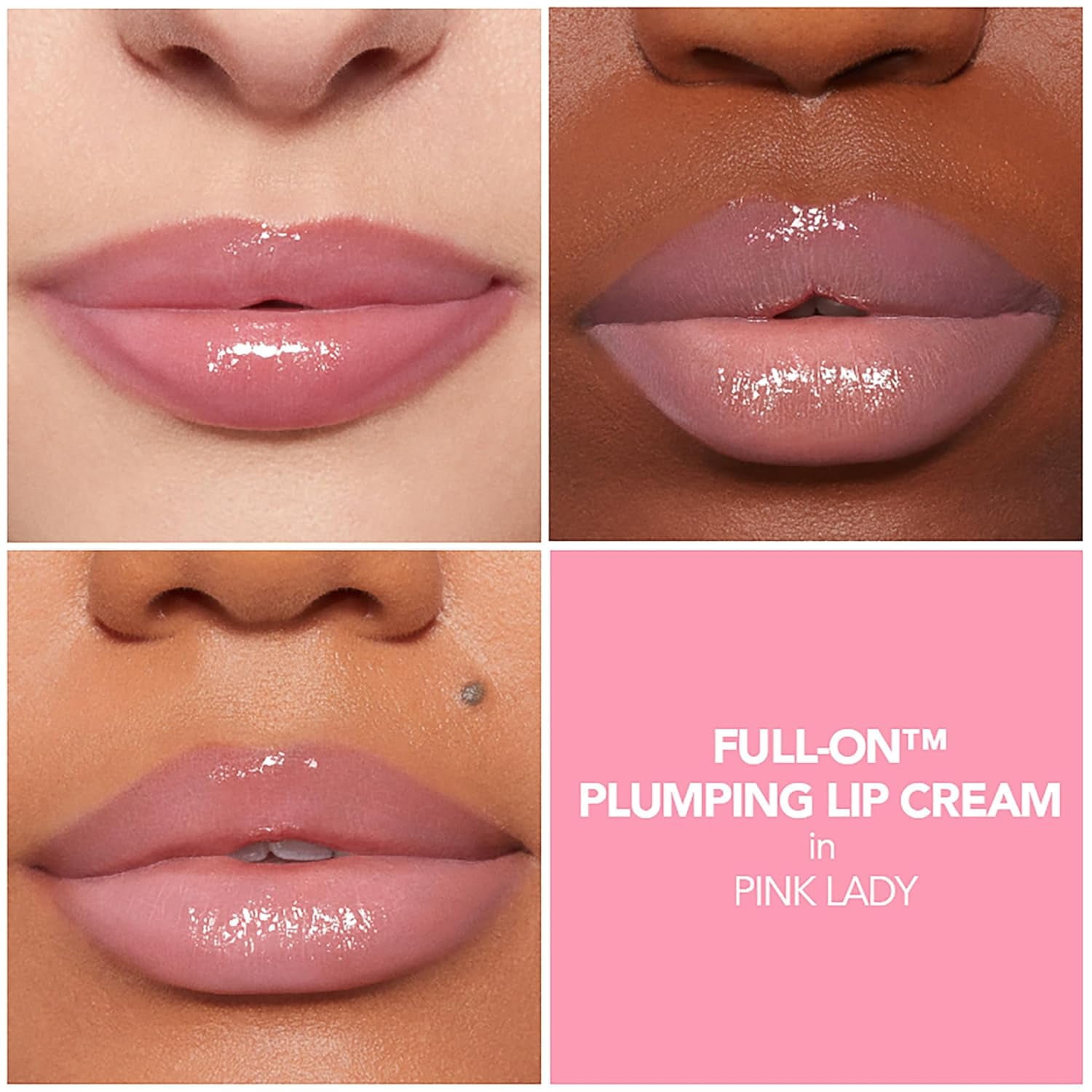 Buxom Full-On Plumping Lip Cream Gloss - Pink Lady 0.14oz