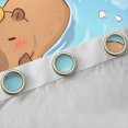 thumbnail image 4 of Erosebridal Kids Cute Capybara In The Water Black Out Curtains,Cartoon Animal Yellow Duck Curtains Pack of 2 (42x63 Each) For Boys Girls,Breathable Home Decor, 4 of 6