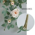 thumbnail image 3 of Visland Artificial Hanging Flowers Artificial Rose Vine Hanging Plants Artificial Flower for Home Room Garden Wedding Indoor Outdoor Decoration, 3 of 6