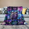 thumbnail image 2 of Nawypu Owl Blanket Soft Cozy Throw Blanket Lightweight Plush Warm Blankets Camping Animals Blanket Owl Gifts for Owl Lovers for Women Men for Holiday Sofa Couch for All Season Owl Decor, 2 of 6