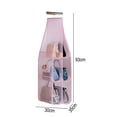 thumbnail image 2 of Organizador colgante para bolso de mano, bolsa de malla transparente para colgar sobre la puerta con 6 bolsillos MFZFUKR BST2002180-2, 2 of 6