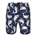 thumbnail image 4 of Naloa Angry Shark Men's Beach Shorts, Surfing shorts, Swim trunks, Quick Dry Swim Trunks for Surfing Beach Fun - Medium, 4 of 9