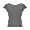 thumbnail image 5 of ZQUUVOU Women's Round Neck Solid Color Summer Basic Tank Top (Dark Gray,M), 5 of 7