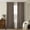 Chocolate Brown, variant on Olive Green 120 Inch Curtains for Bedroom Living Room 2 Panels Set Flax Linen Burlap Semi Sheer Privacy Bronze Grommet Elegant Boho Farmhouse Window Curtains Drapes 120 Inches Long Moss Green