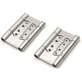 thumbnail image 1 of 2 Pieces Cafe Salon Door Pivot Hinge Stainless Steel Mortiseless Double Action Invisible Door Hinges 12.5 cm(5 inch), 1 of 4
