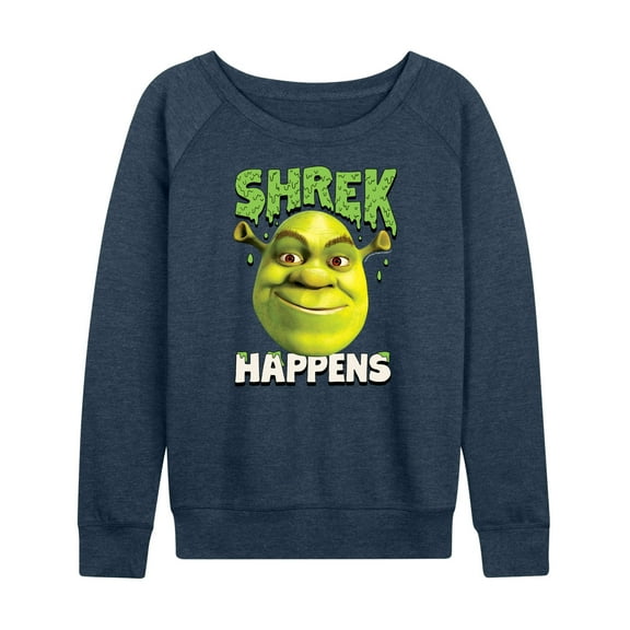 Shrek - Shrek Happens - Women's Lightweight French Terry Long Sleeve Shirt