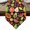 Black, variant on Summer Fruits Table Runner Linen Burlap Table Runner 36 Inches Small Tropical Watermelon Kiwi Black Exotic Dresser Scarves for Kitchen Island Coffee Dining Room Party Holiday Decoration 13"x36"