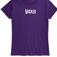 thumbnail image 3 of Wicked - White Logo - Women's Fitted Graphic T-Shirt, 3 of 4