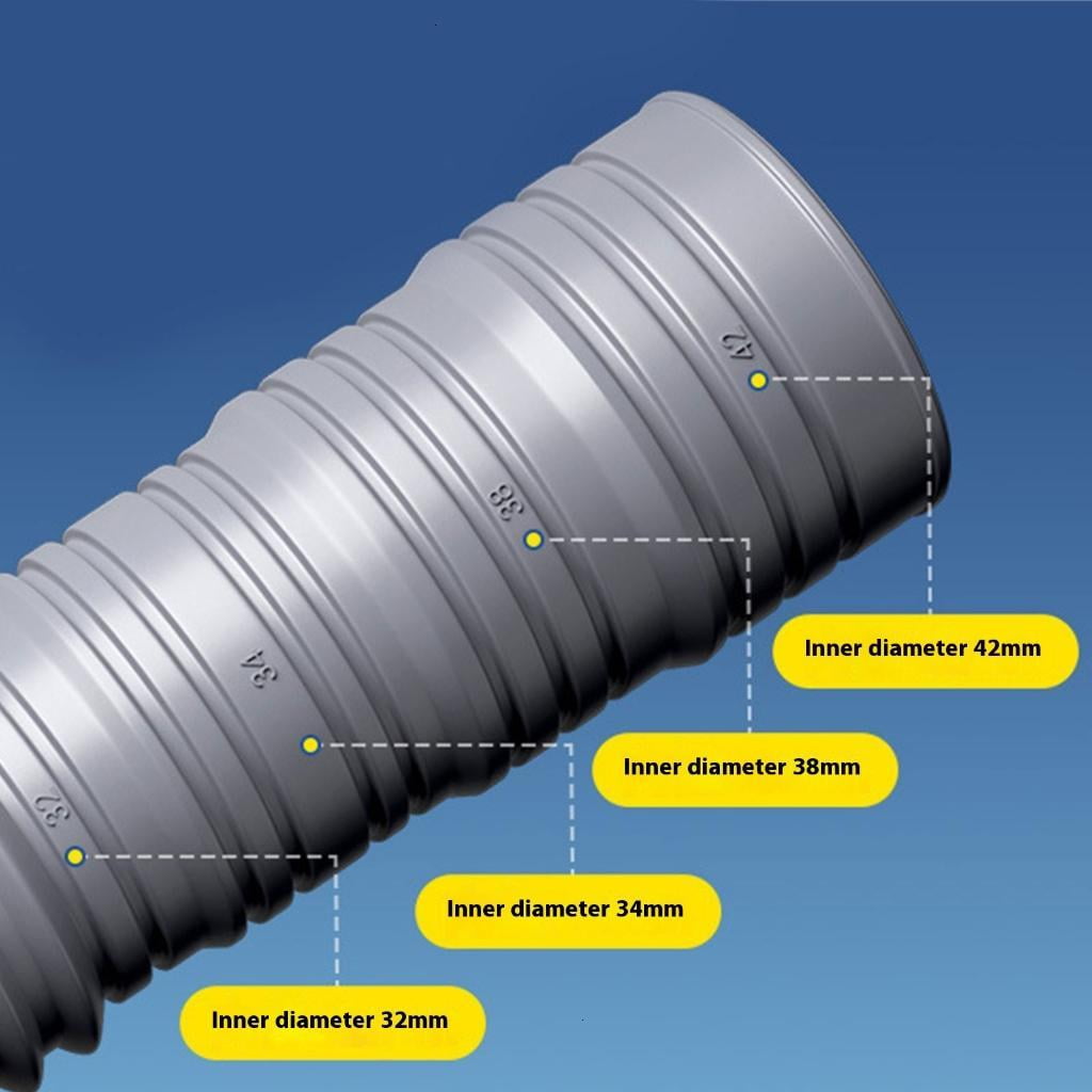 Extended Drainage Hose Thickened Rubber Hoses For Automatic Washing Machines