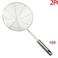 thumbnail image 1 of 2 Pieces Solid Spider Strainer Skimmer Ladle Stainless Steel Kitchen Utensil Tool French Fries Fish Frying Utensil, 1 of 9