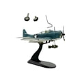 thumbnail image 2 of Caza de aleación 1/72 Sbd-3 Dauntless Dive , decoración de escritorio, juguetes para niños, adorno, avión con Base para el hogar, Bar,, 2 of 9