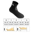 thumbnail image 2 of Anti Scratches Water Sport Keep Warm Neoprene Diving Socks Scuba Swimwear Wetsuit Swimming Socks Surfing Beach Fin Sock L, 2 of 8