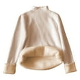 thumbnail image 4 of My Items Chemises pour Femmes Chemises à Manches Longues pour Femmes Col Doublé Thermique d'Hiver pour une Superposition Chaude et Confortable Couche de Base Extensible Douce Chemise à Manches Longues Confort Décontracté Ajustement par Temps Froid m, 4 of 5