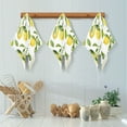 thumbnail image 5 of 6 Packs Lemons and Leaves Kitchen Dish Towels Soft Absorbent Dish Cloths 11"x11", 5 of 9